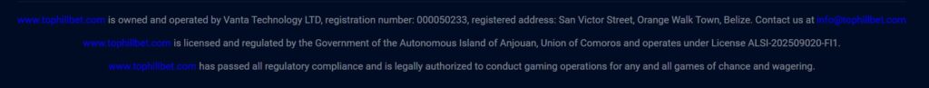 tophillbet lisanslı mı