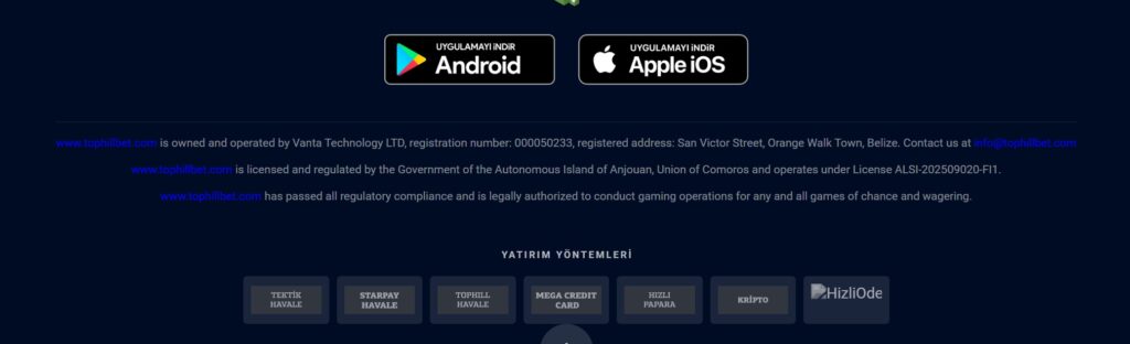 tophillbet para yatırma